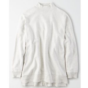 AMERICAN EAGLE FLEECEMOCKNECK OVERSIZED SWEATSHIRT